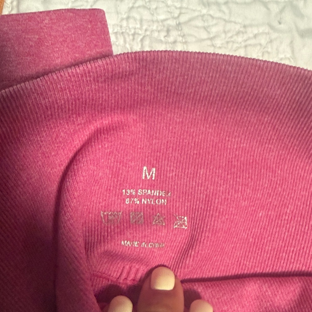 NVGTN Sculpt Leggings M - Pink and Orange - Picture 2 of 5